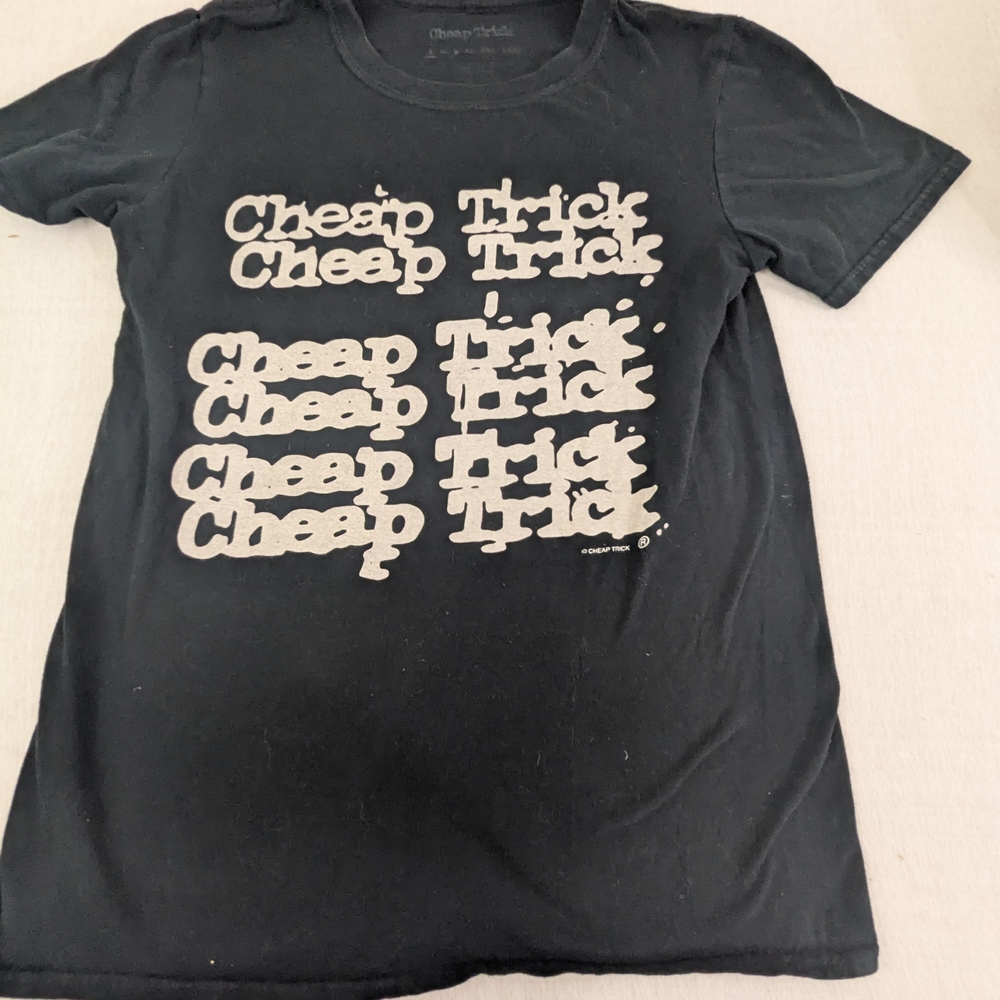 Cheap Trick Black Concert Tee Small